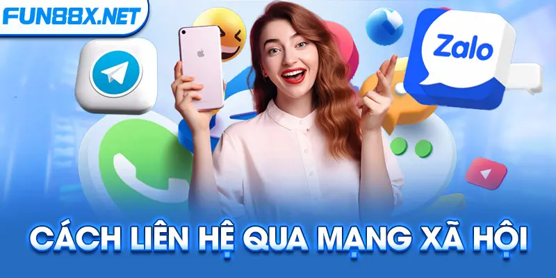 Cách liên hệ qua mạng xã hội